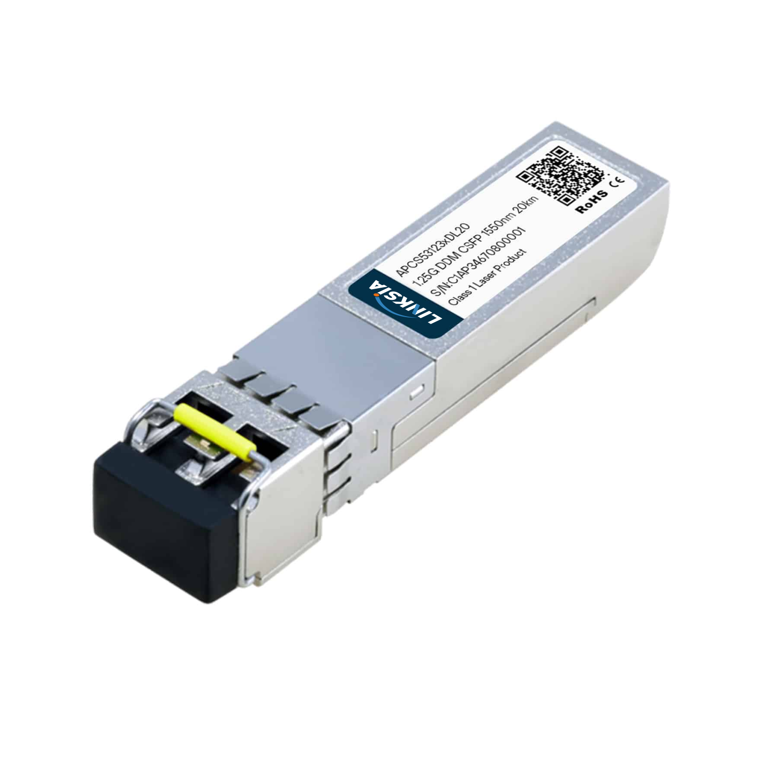 1.25Gb/s BIDI CSFP 20km Transceiver